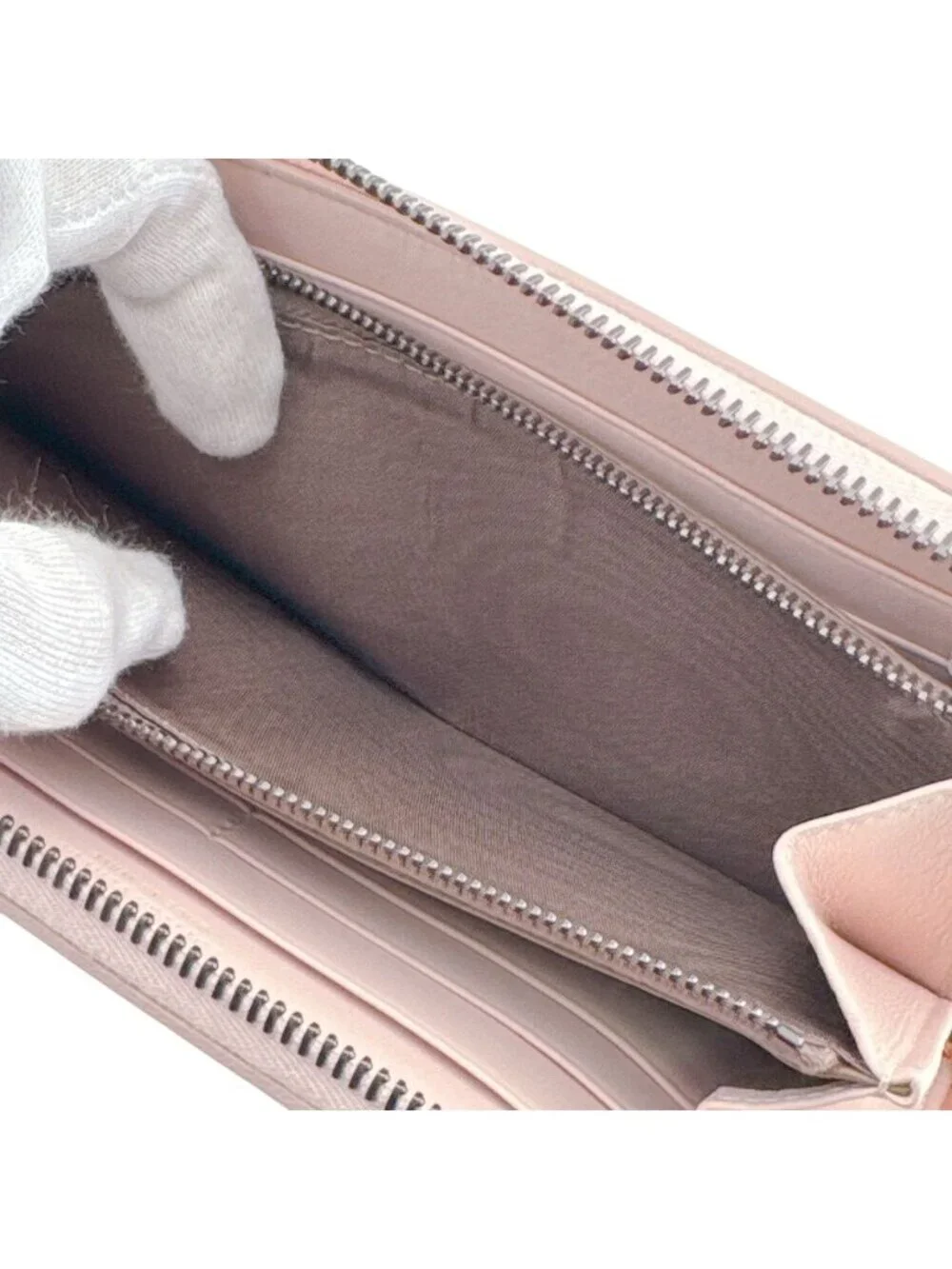 Bottega Veneta Zip Around Intrecciato Wallet